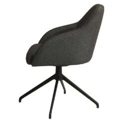 Stern Turn Gartensessel Drehbar Aluminium/Polyacryl Schwarz Matt/Seidenschwarz -Gartenmöbel Verkauf stern turn diningsessel drehbar aluminium outdoorstoff 1362848 4