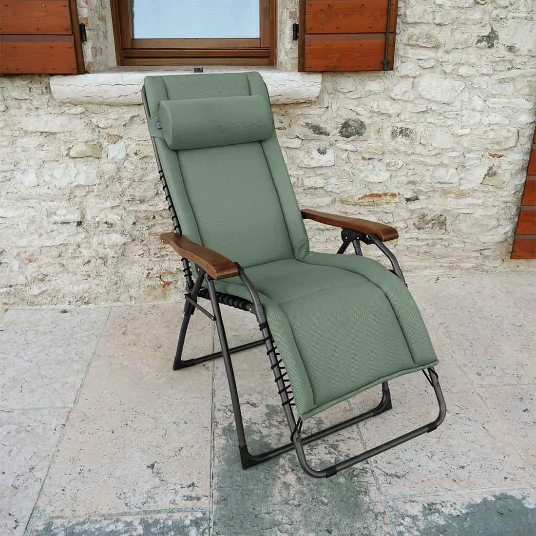 Sungörl Oasi Daydreamer XL Relaxliege Aluminium/Textilene Moosgrün 2 Sungörl Oasi Daydreamer XL Relaxliege Aluminium/Textilene Moosgrün - Image 2