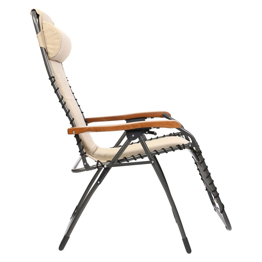 Sungörl Oasi Naturline Santori Relaxliege Aluminium/Olefin Anthrazit/Beige 2 Sungörl Oasi Naturline Santori Relaxliege Aluminium/Olefin Anthrazit/Beige - Image 2