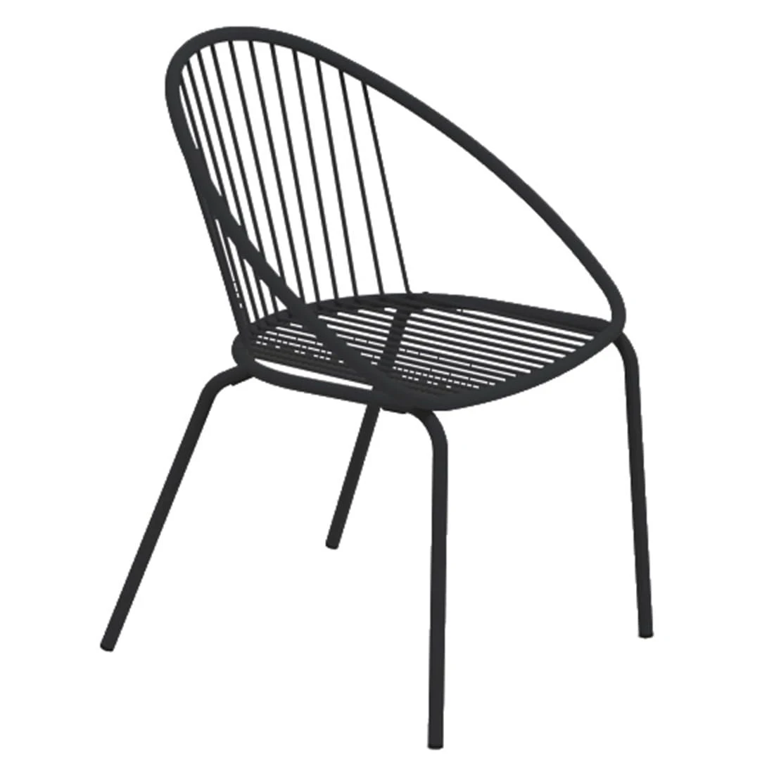 Vermobil Aria Stapelstuhl Stahl Schwarz 1 Vermobil Aria Stapelstuhl Stahl Schwarz